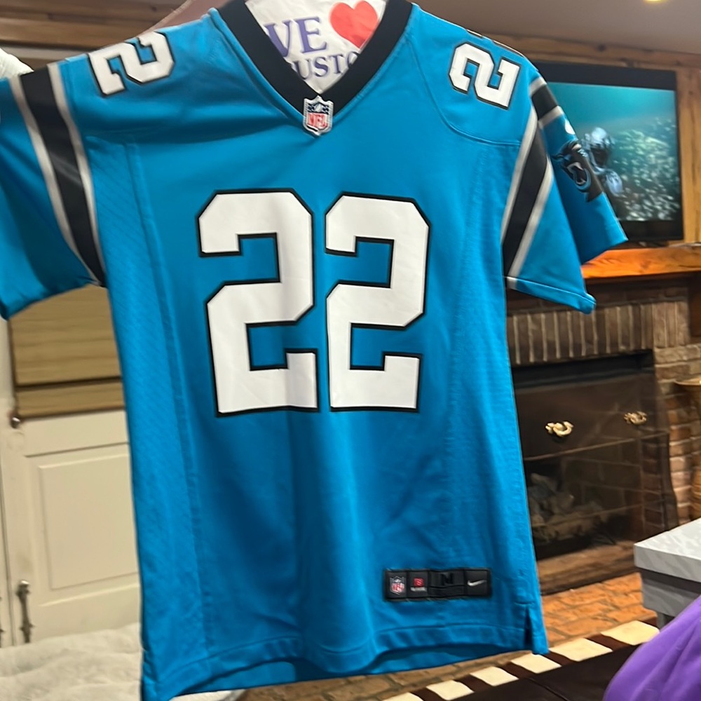 Boys size 10-12 Christian McCaffery jersey